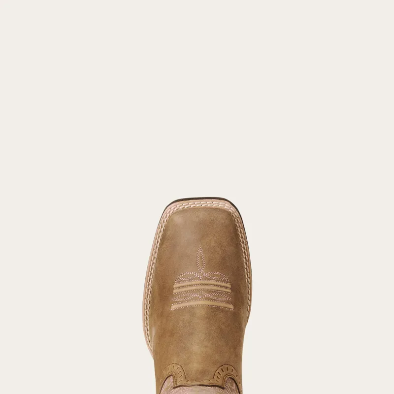 Ariat Round Up Remuda Western Boots Ladies in Brown Bomber-5