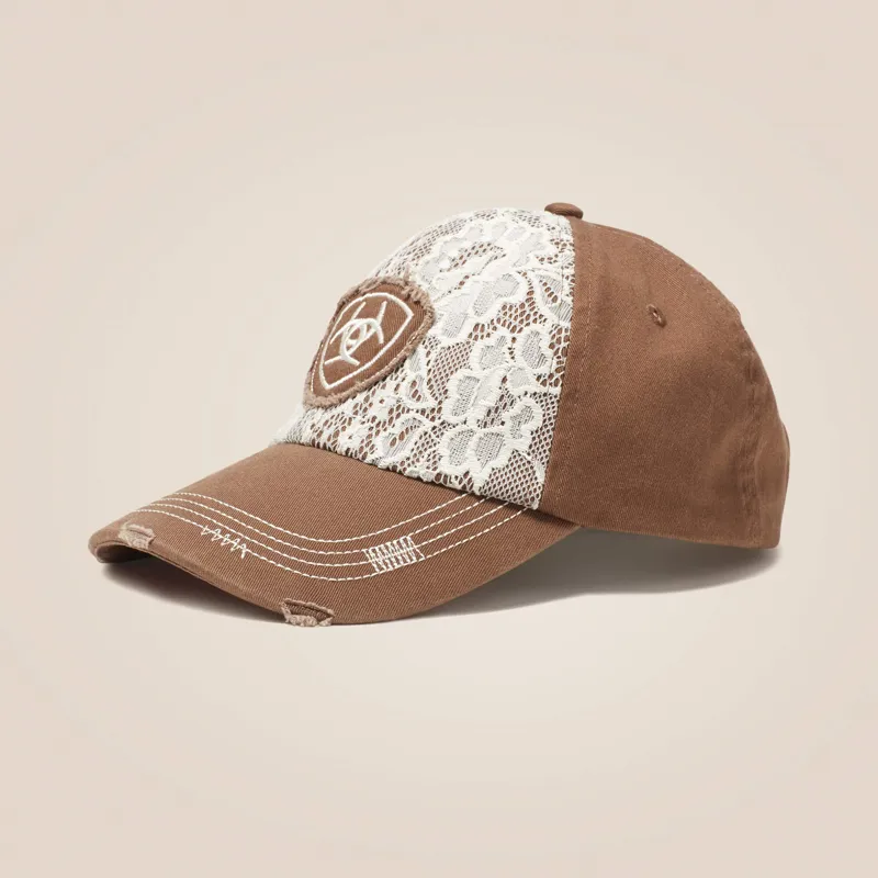 Ariat Lace Logo Cap Ladies in Brown