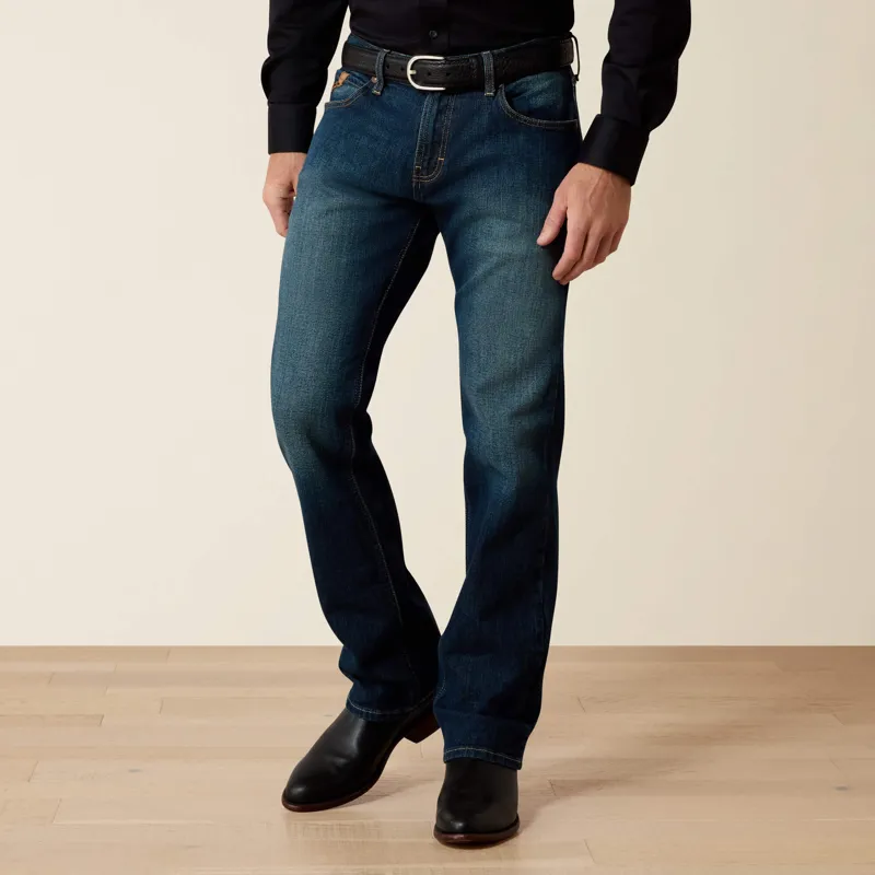 Ariat M7 Rocker Stretch Legacy Straight Leg Jean Mens in Fremont-2