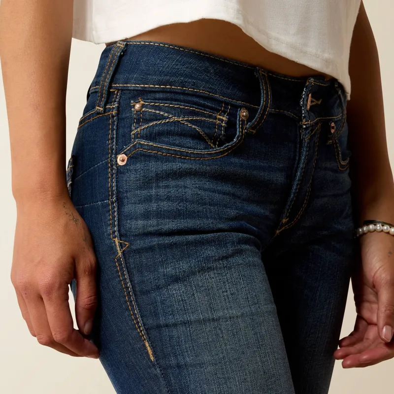 Ariat Perfect Rise Rosa Boot Cut Jean Ladies in Lita-5