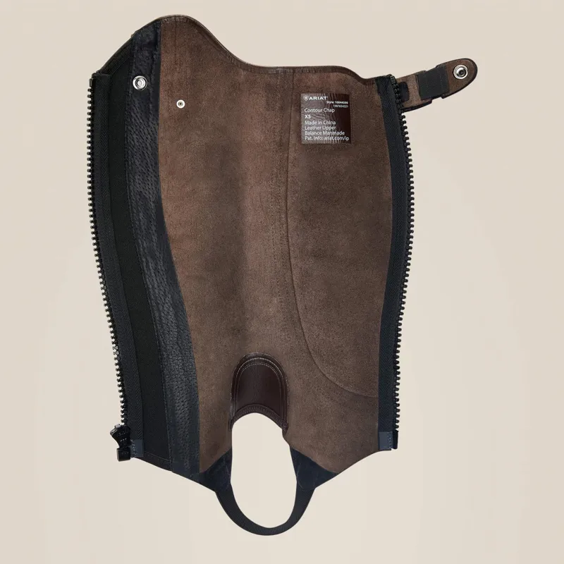Ariat Heritage Contour Half Chap in Brown-4
