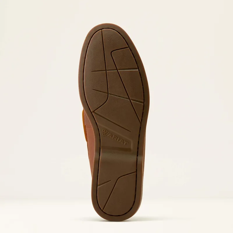 Ariat Antigua Boat Shoes Mens in Bridle Brown-4