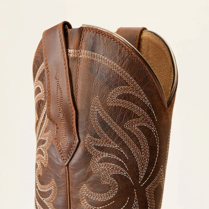 Ariat Heritage J Toe StretchFit Western Boots Ladies in Sassy Brown-7