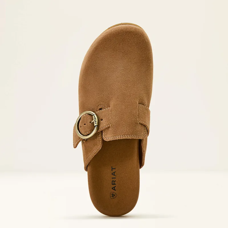 Ariat Country Mule Ladies in Caramel Suede-4