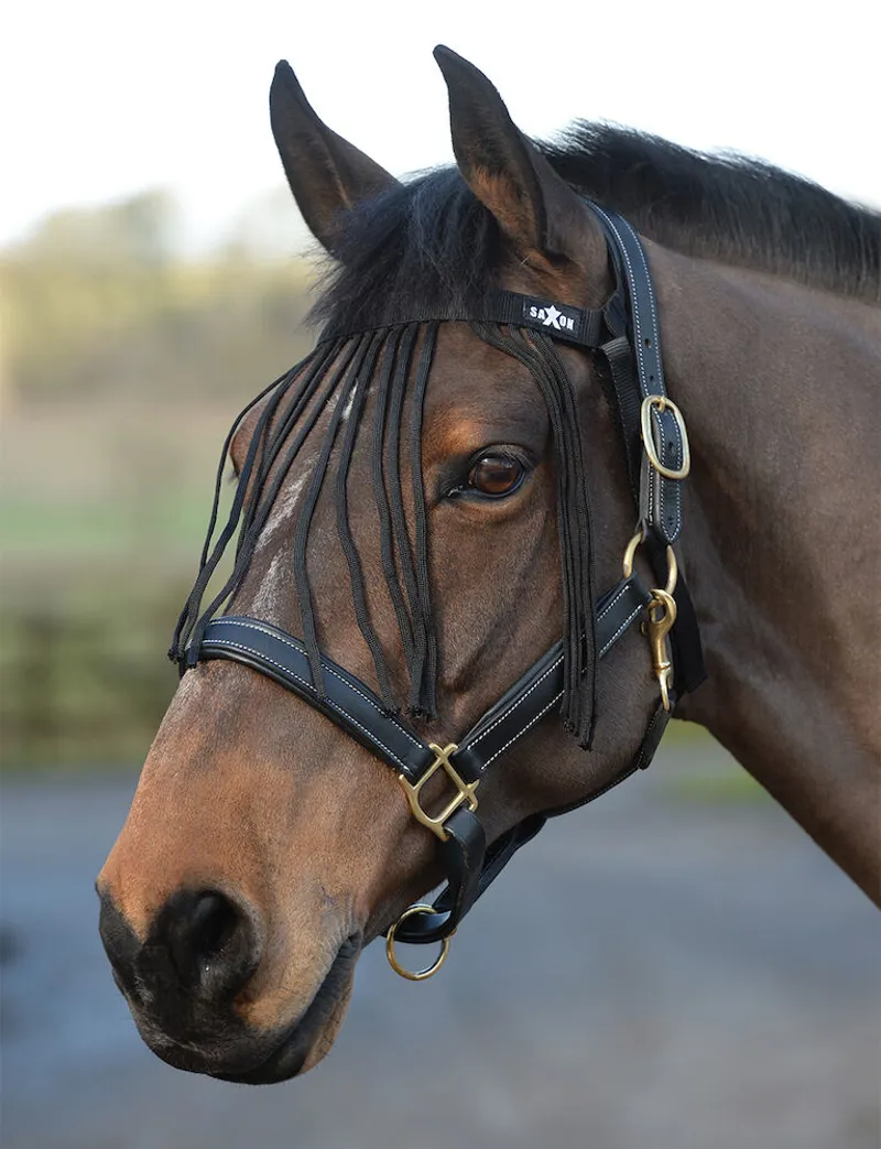 Saxon Fly Fringe - Black-1
