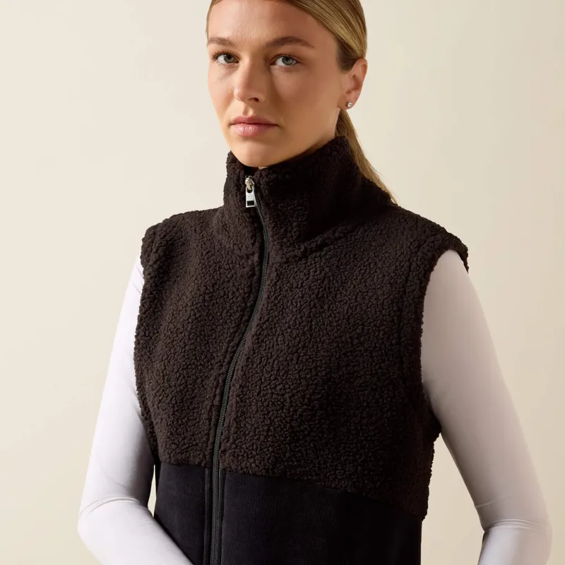 Ariat Laviolette Full Zip Vest Ladies in Black-4