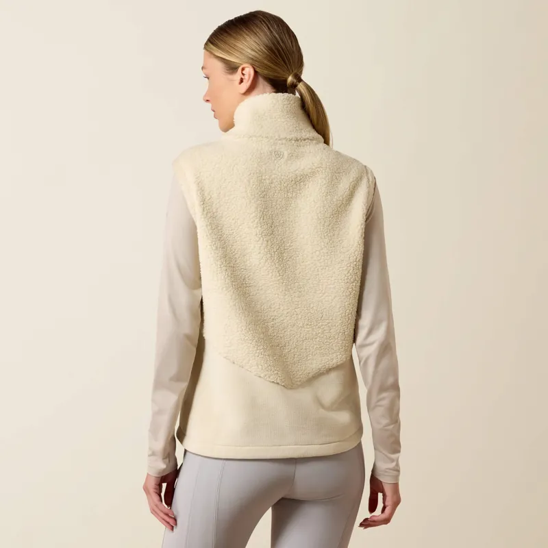 Ariat Laviolette Full Zip Vest Ladies in Almond Milk-2