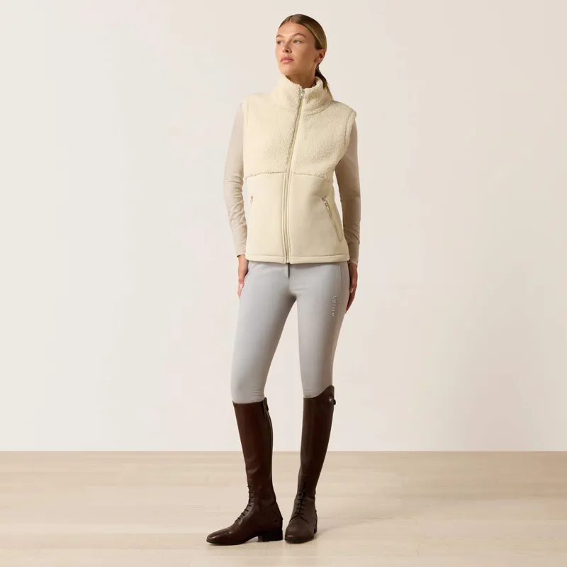 Ariat Laviolette Full Zip Vest Ladies in Almond Milk-3