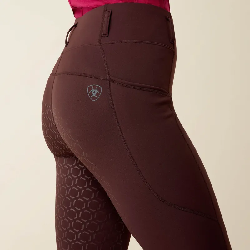 Ariat Venture 2.0 Thermal Full Seat Tights Ladies in Chocolate Plum-5