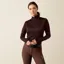 Ariat Team EQ 1/2 Zip Pullover Ladies in Chocolate Plum