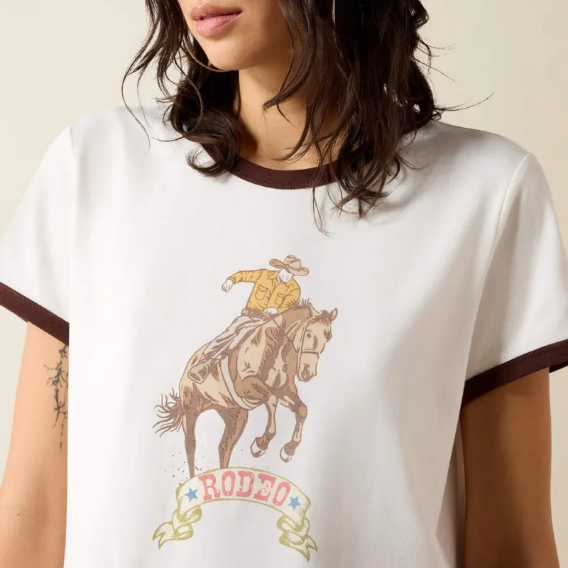 Ariat Sundance T-Shirt Ladies in Parchment-2