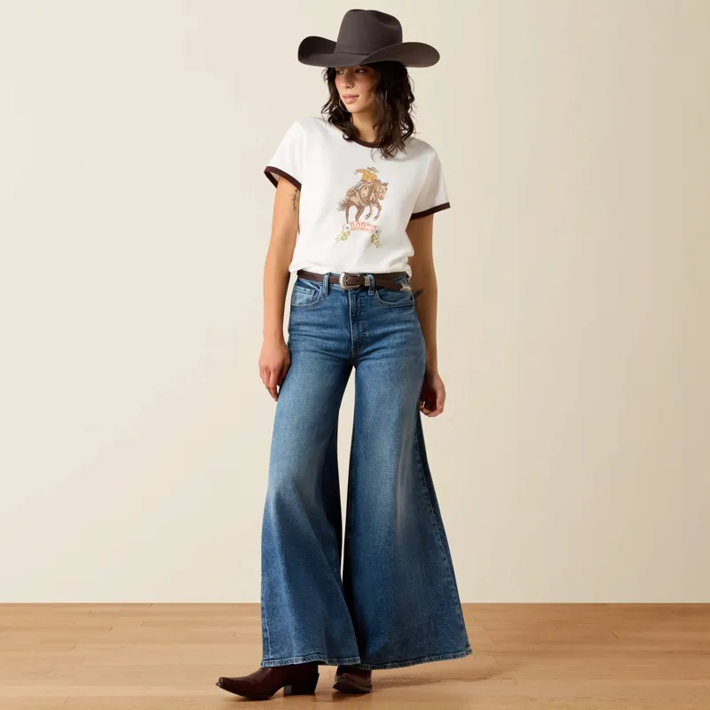 Ariat Sundance T-Shirt Ladies in Parchment-3