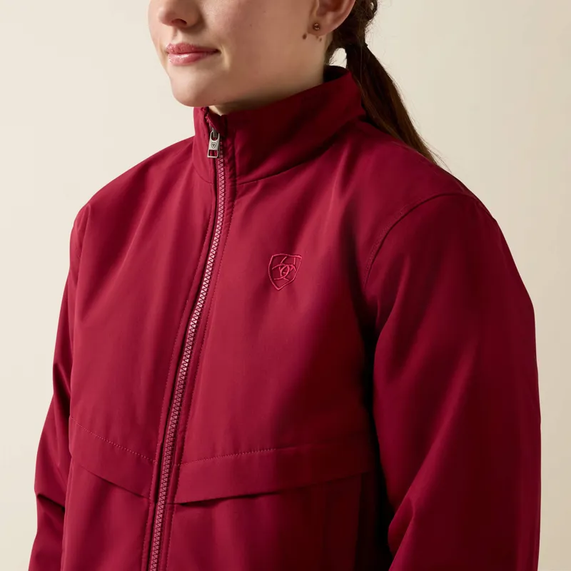 Ariat Stable 2.0 Youth Insulated Jacket in Beet Red-4