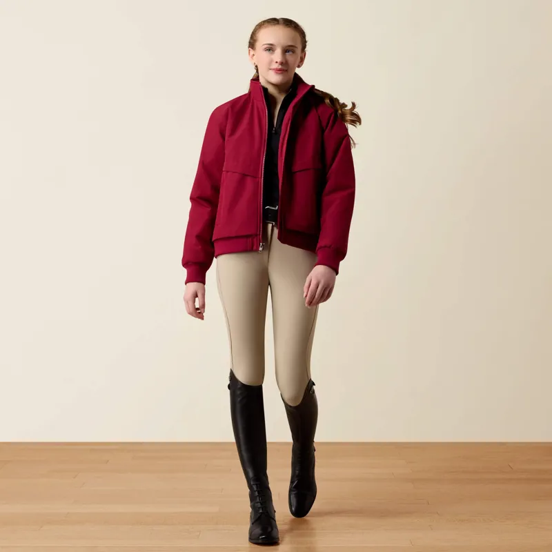 Ariat Stable 2.0 Youth Insulated Jacket in Beet Red