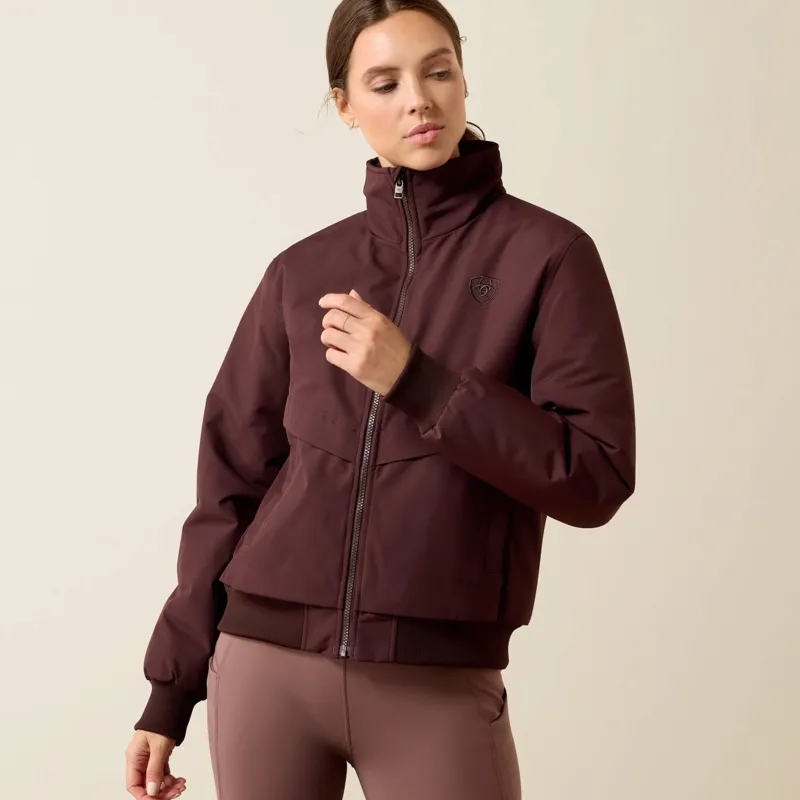 Ariat Stable 2.0 Insulated Jacket Ladies in Chocolate Plum-5