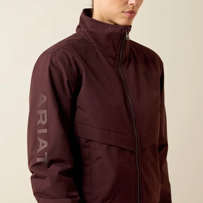 Ariat Stable 2.0 Insulated Jacket Ladies in Chocolate Plum-6