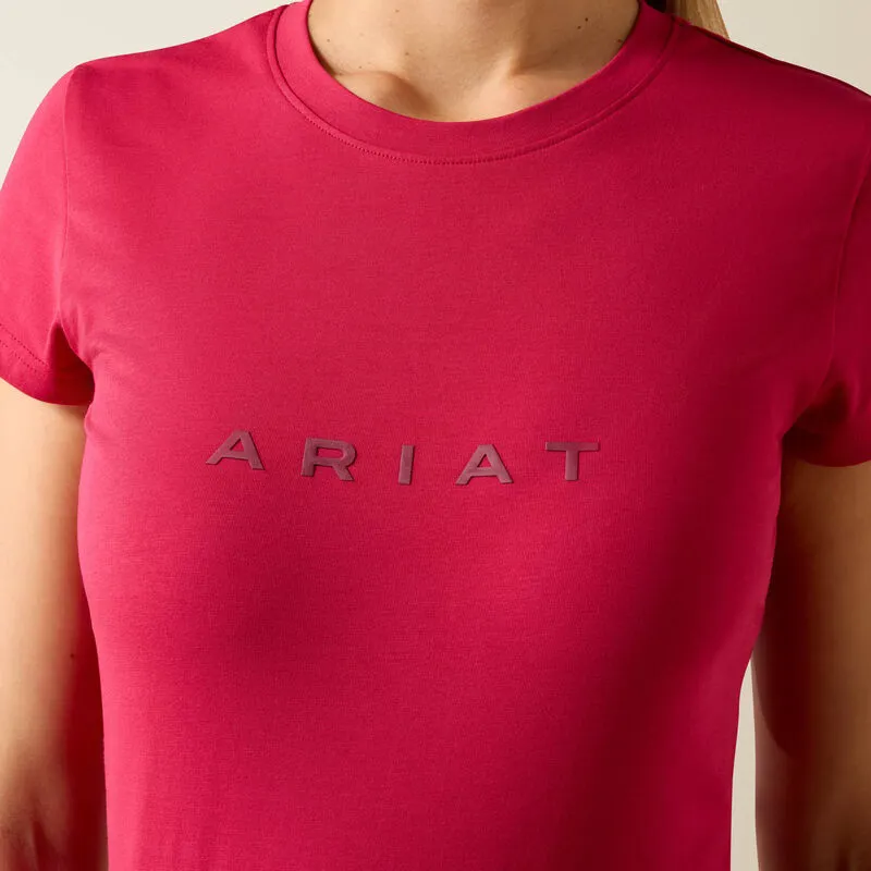 Ariat The Logo T-Shirt Ladies in Granita-2