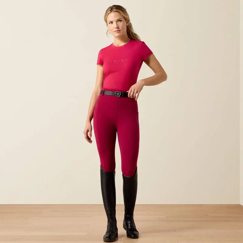 Ariat The Logo T-Shirt Ladies in Granita-1