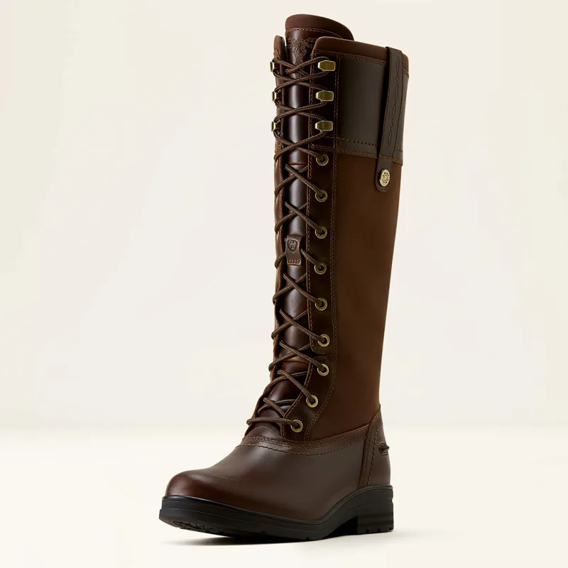 Ariat Wythburn Waterproof Boot Ladies in Tobacco Brown