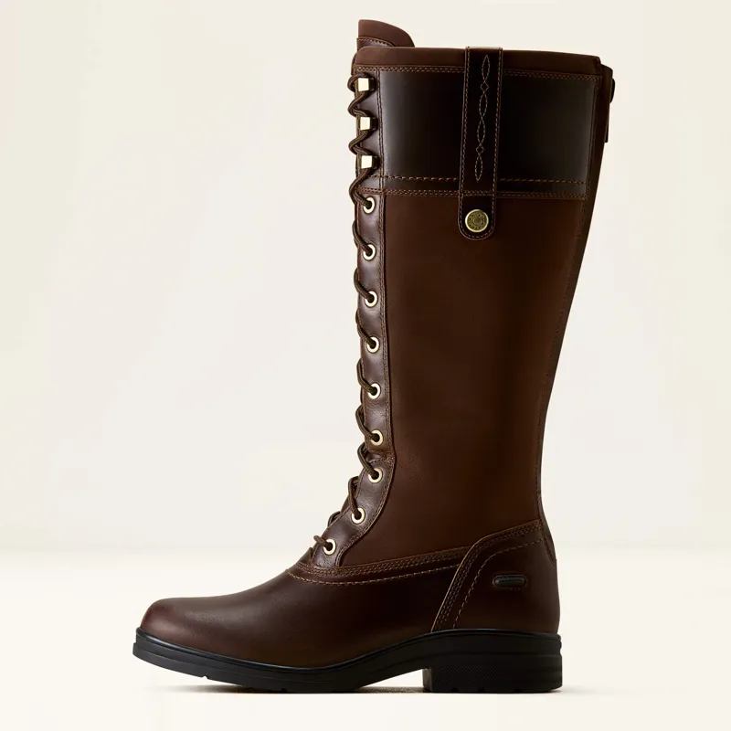 Ariat Wythburn Waterproof Boot Ladies in Tobacco Brown-2