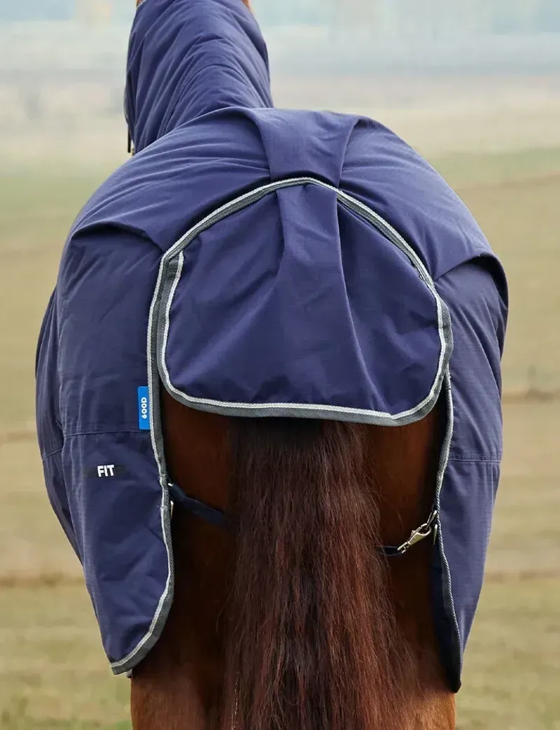 Weatherbeeta Tyro Turnout Combo Rug 360g in Navy-5