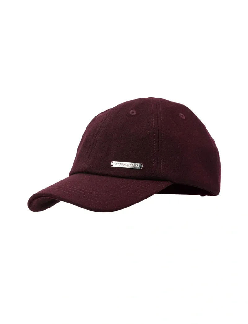 Weatherbeeta Performance Melton Wool Cap in Blackberry Marle