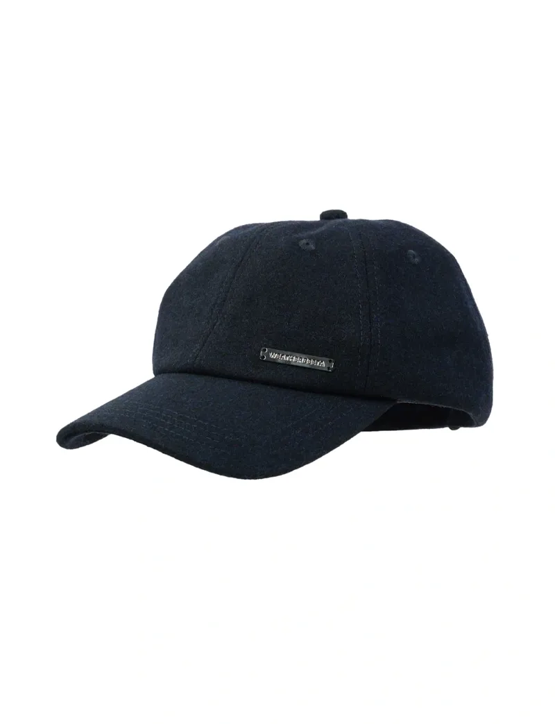 Weatherbeeta Performance Melton Wool Cap in Navy Marle