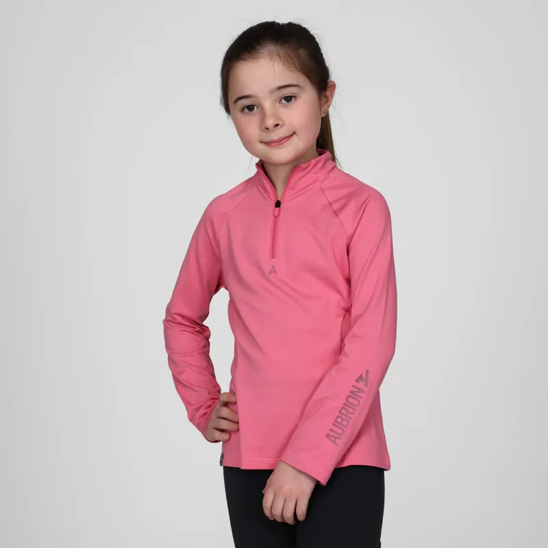 Aubrion React Winter Young Rider Base Layer - Candy Floss-3