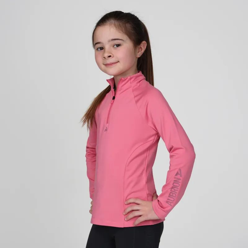 Aubrion React Winter Young Rider Base Layer - Candy Floss