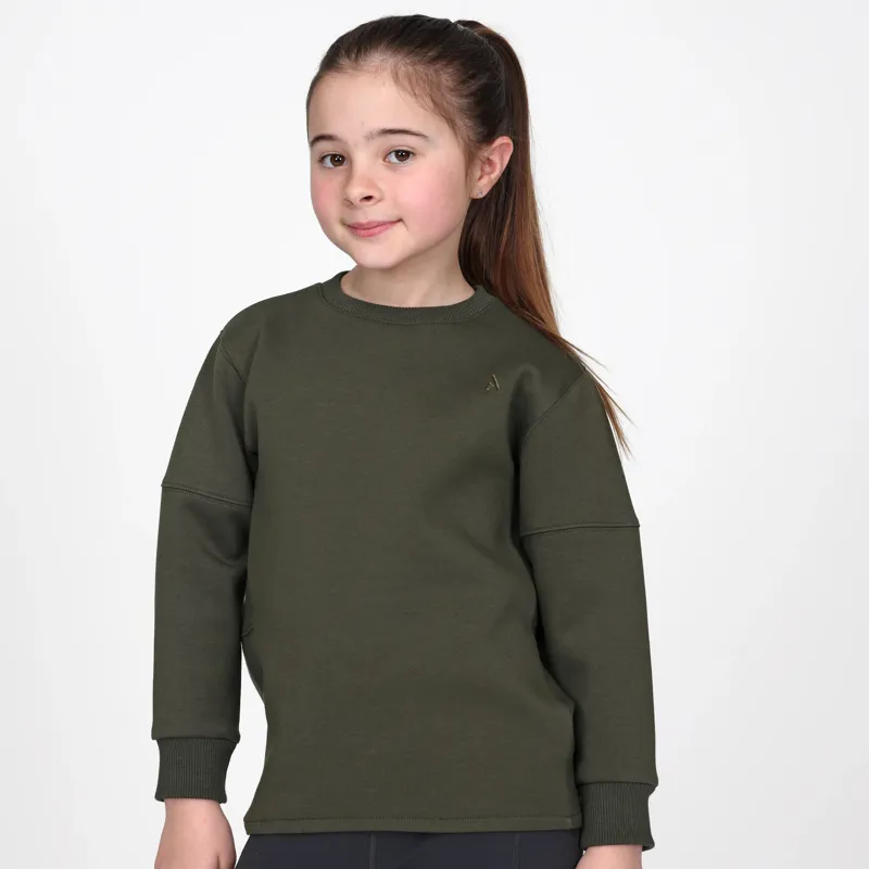 Aubrion React Young Rider Sweatshirt - Khaki-4