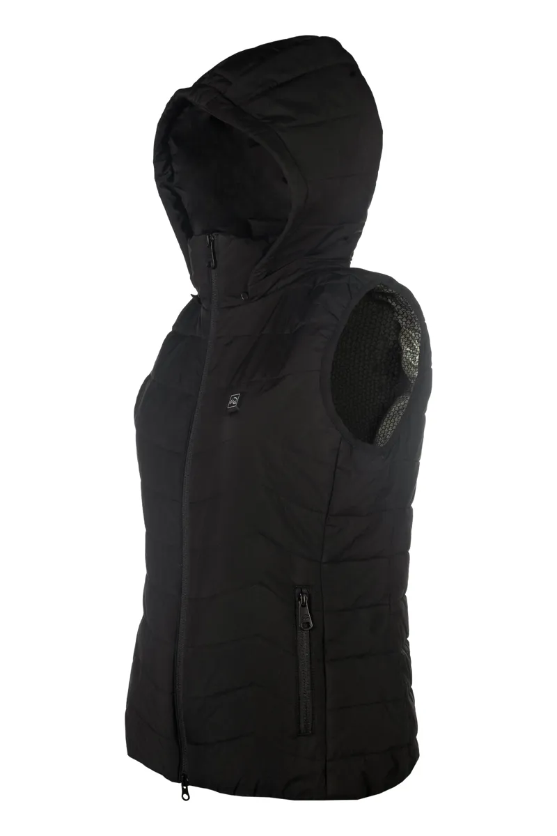 HKM High Temperature Heating Gilet in Black-5