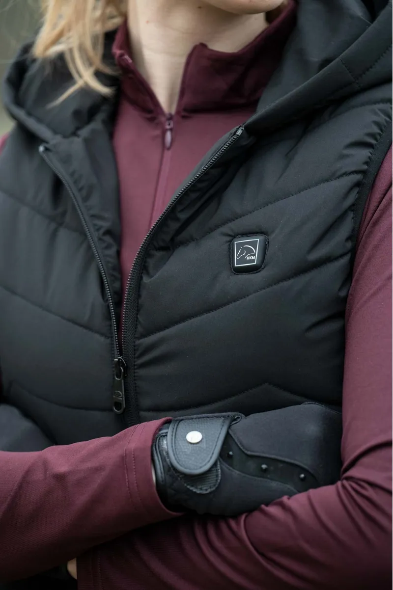 HKM High Temperature Heating Gilet in Black-11