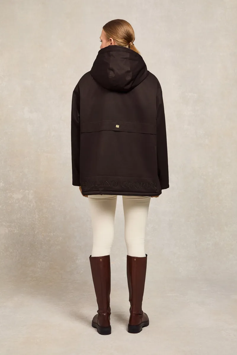 Holland Cooper One-Size Waterproof Jacket - Chocolate-6