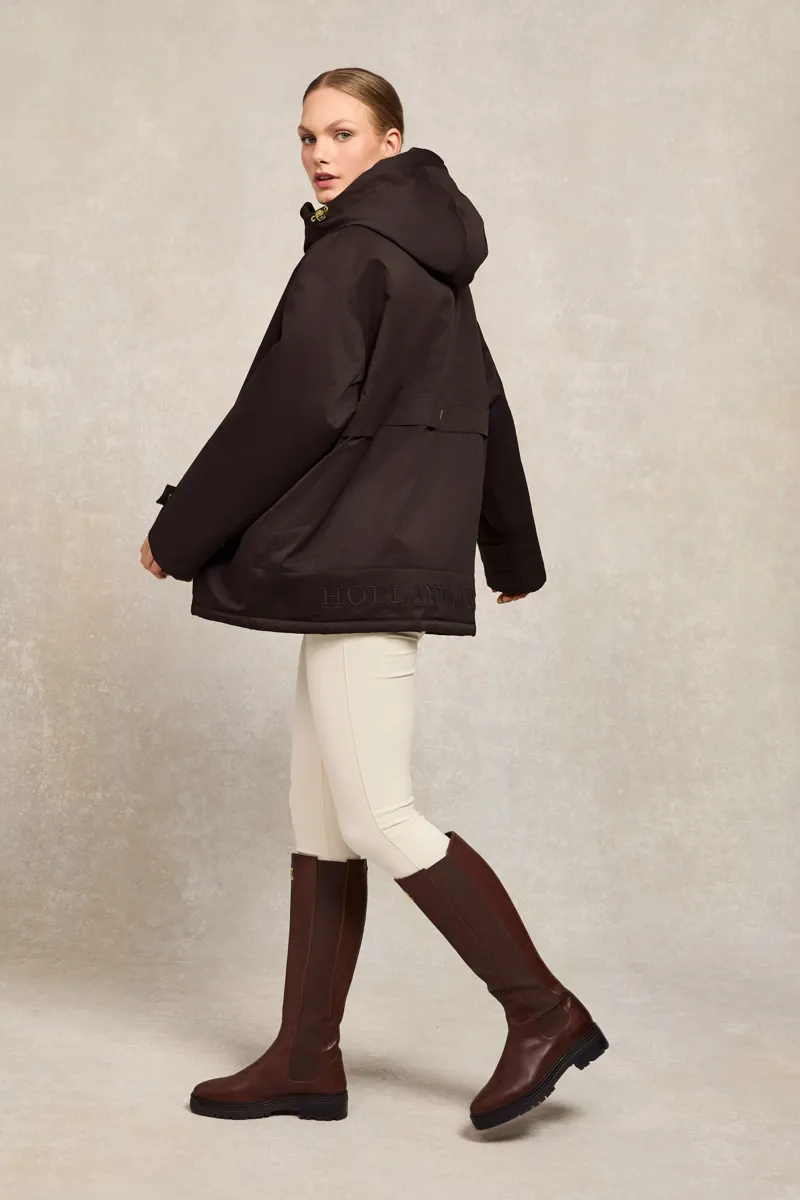 Holland Cooper One-Size Waterproof Jacket - Chocolate-5