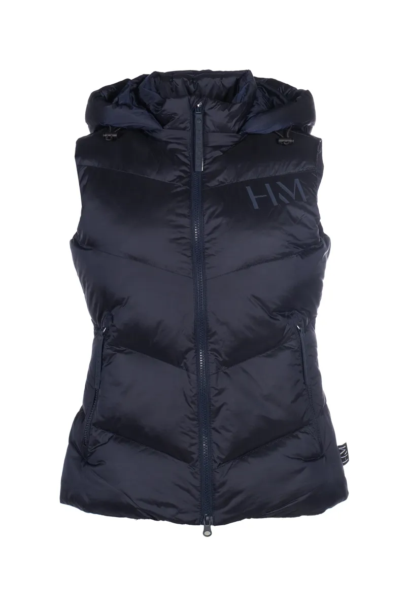 HKM Heavy Riding Vest Ladies in Deep Blue