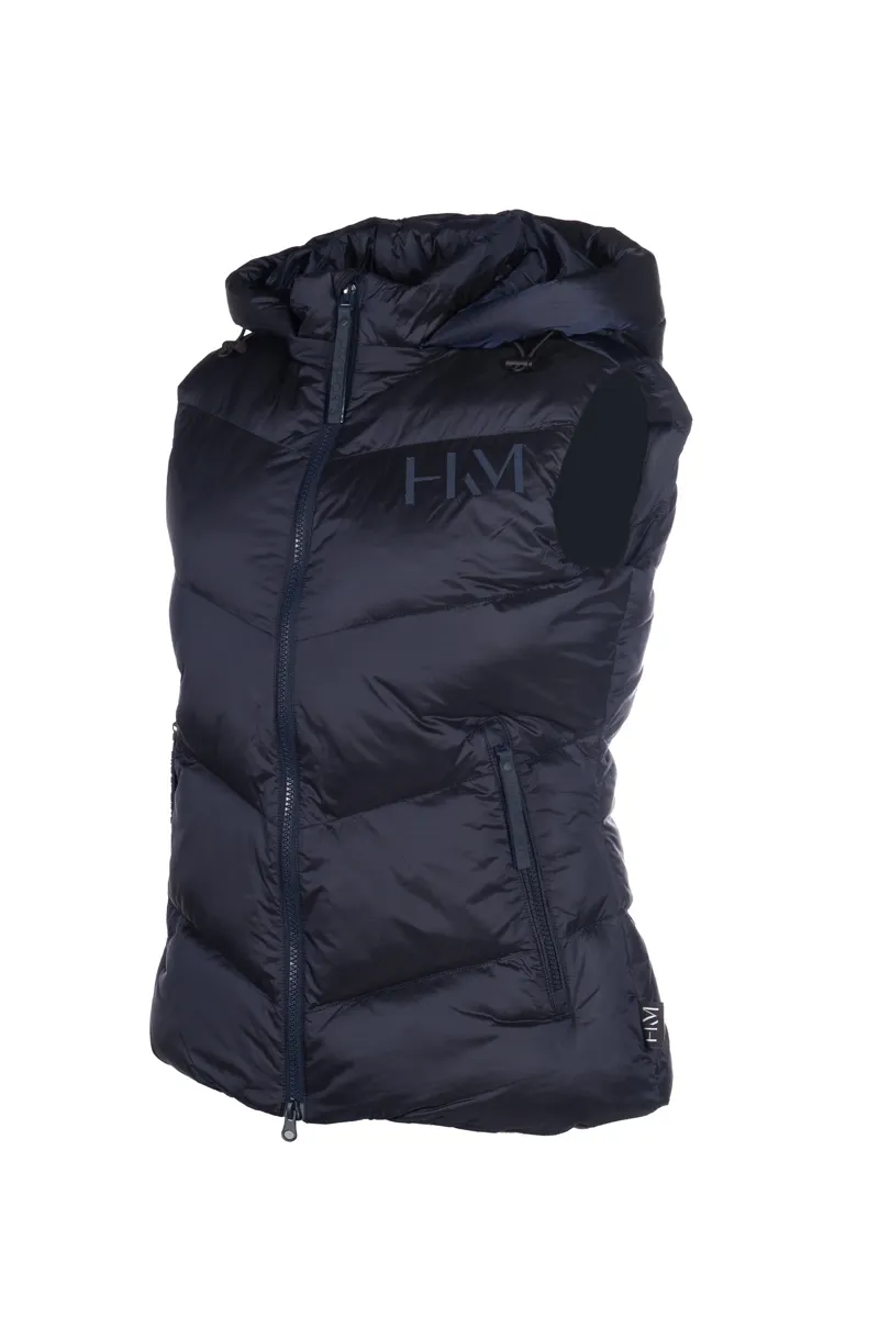 HKM Heavy Riding Vest Ladies in Deep Blue-2