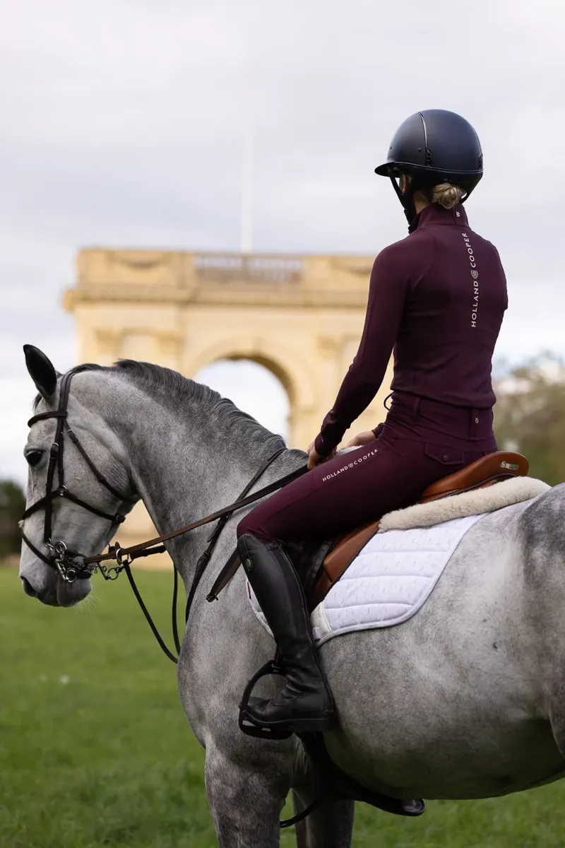 Holland Cooper Cranborne Contour Breeches Ladies in Mulberry-8