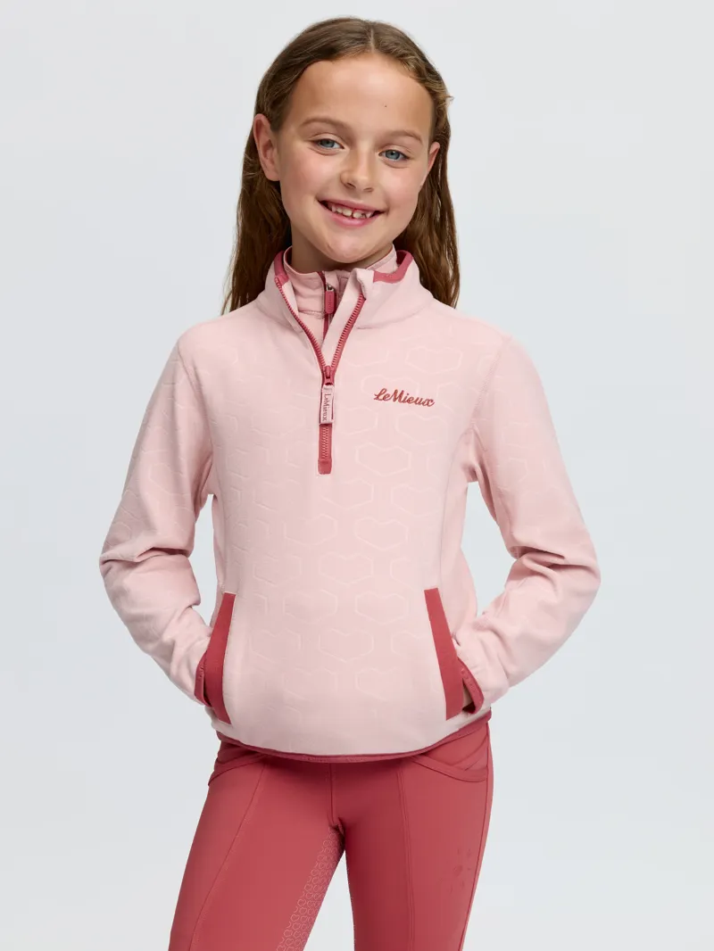 LeMieux Mini Maggie Heart Fleece in Petal-5