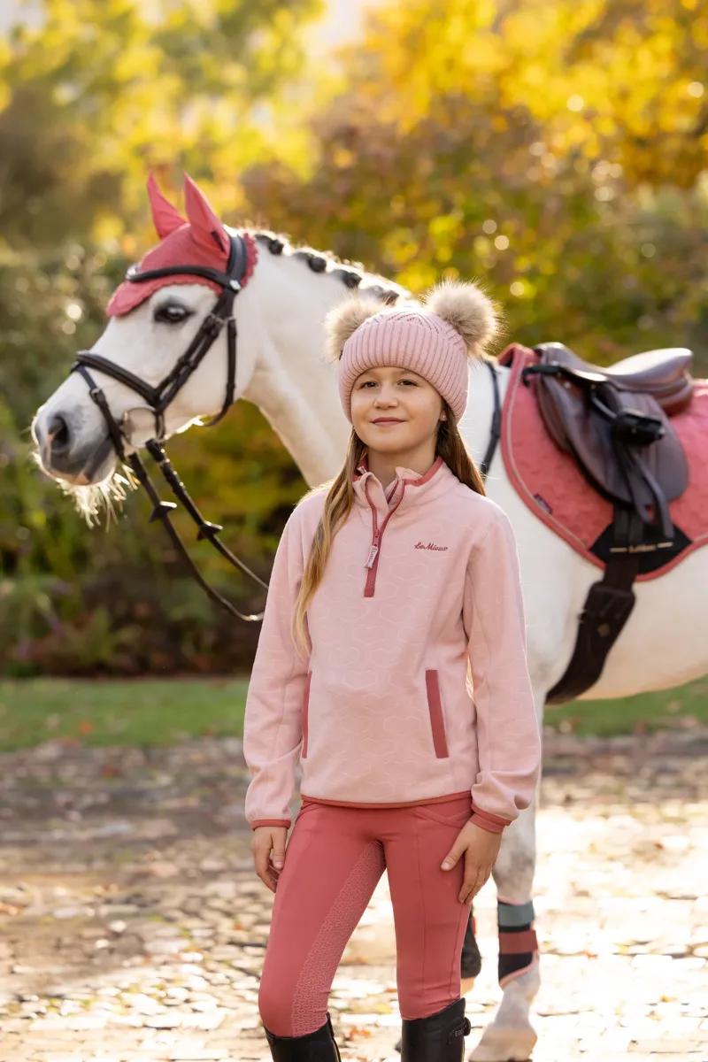 LeMieux Mini Maggie Heart Fleece in Petal-1