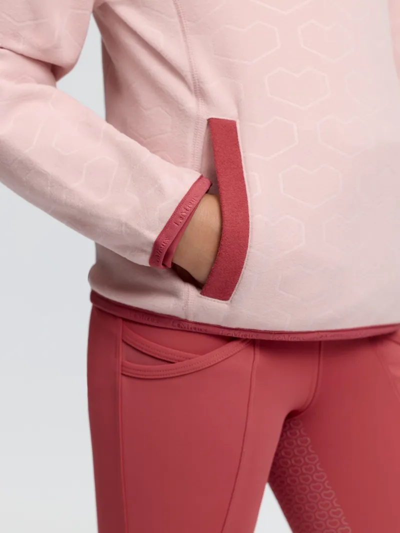 LeMieux Mini Maggie Heart Fleece in Petal-2