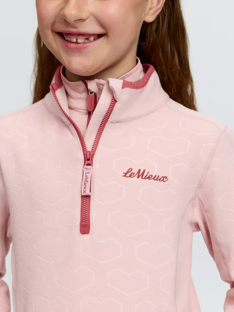 LeMieux Mini Maggie Heart Fleece in Petal-4