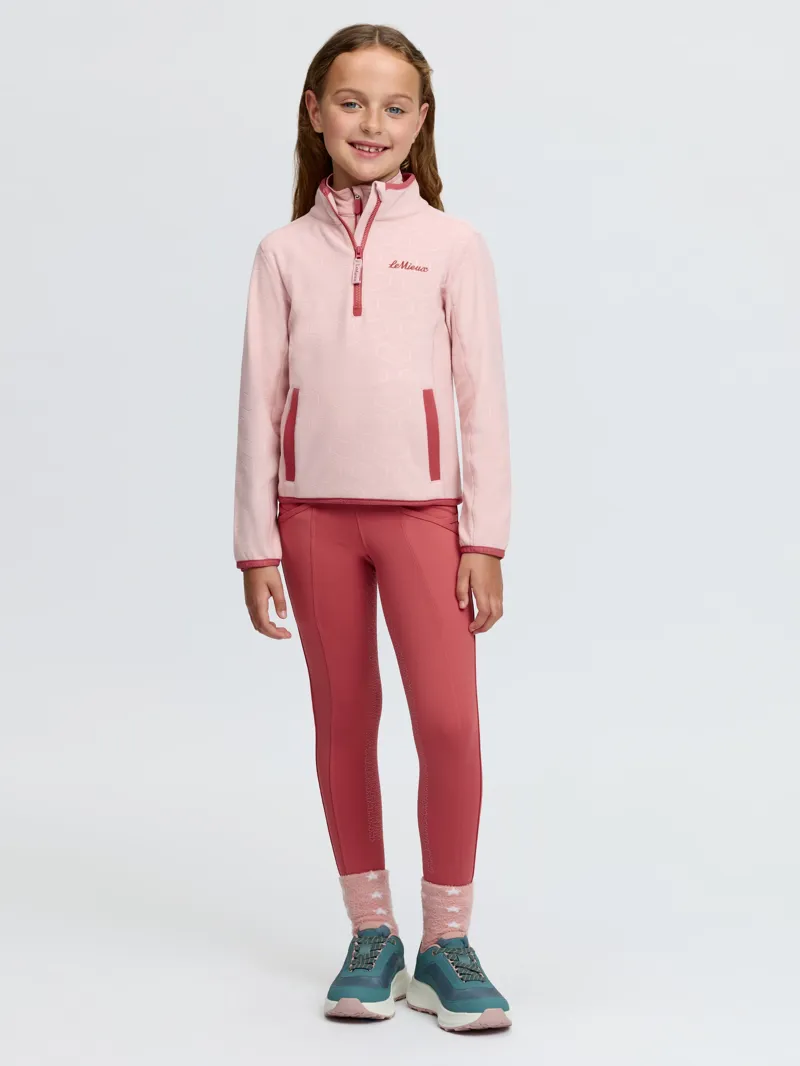 LeMieux Mini Maggie Heart Fleece in Petal-3