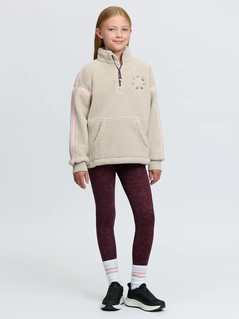 LeMieux Jody Teddy Fleece Young Rider in Stone-3