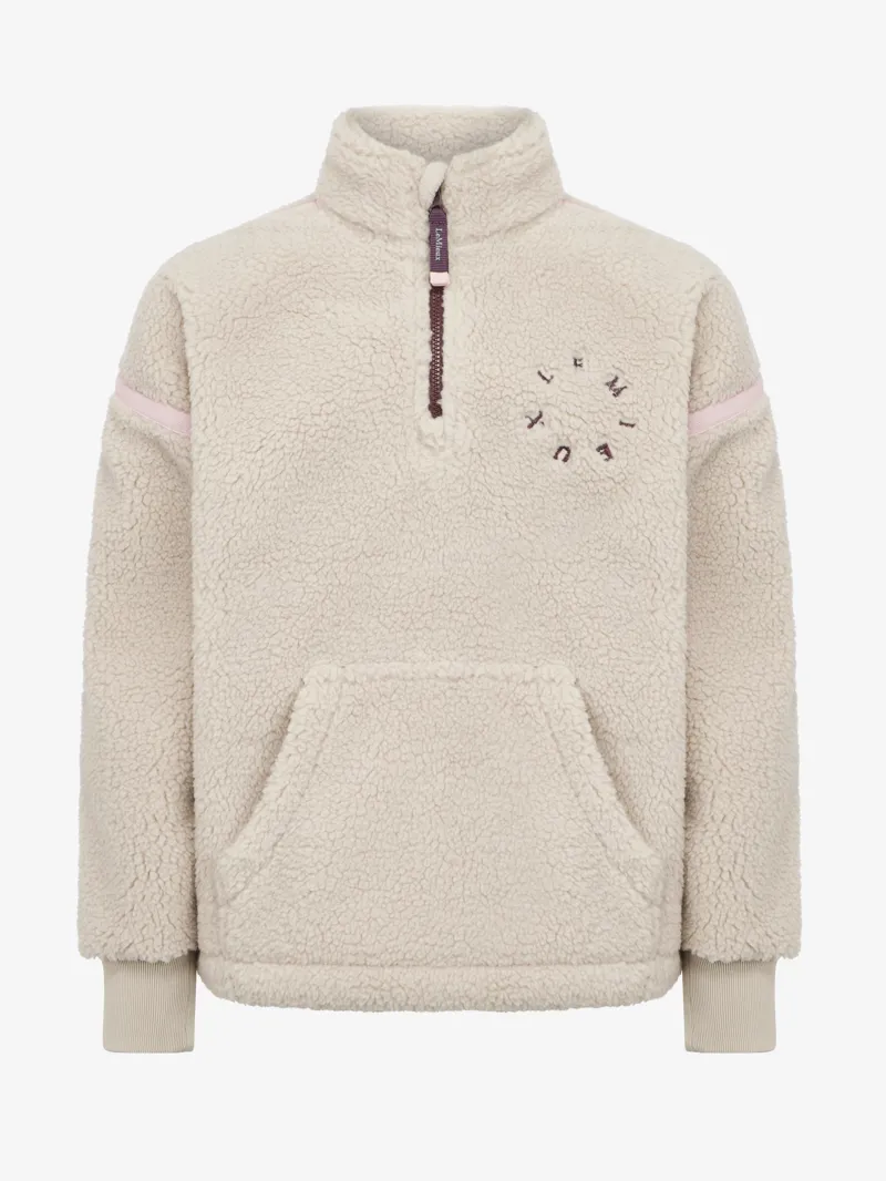 LeMieux Jody Teddy Fleece Young Rider in Stone-4
