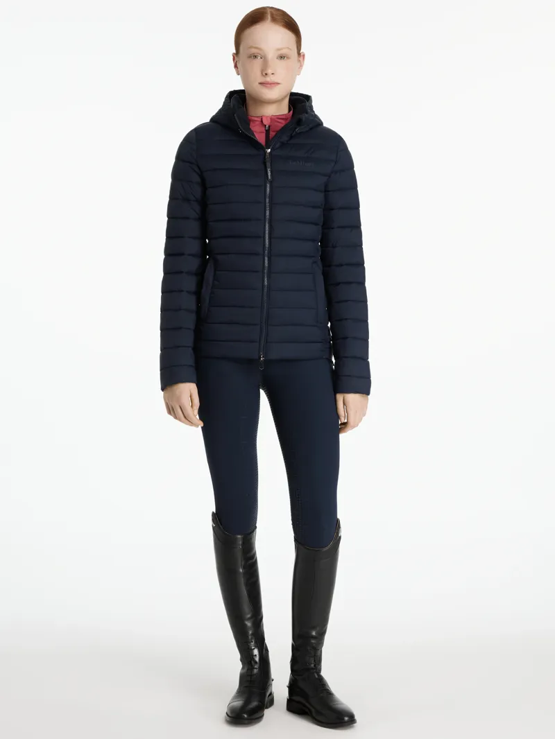 LeMieux Ruby Puffer Jacket Young Rider in Navy-3
