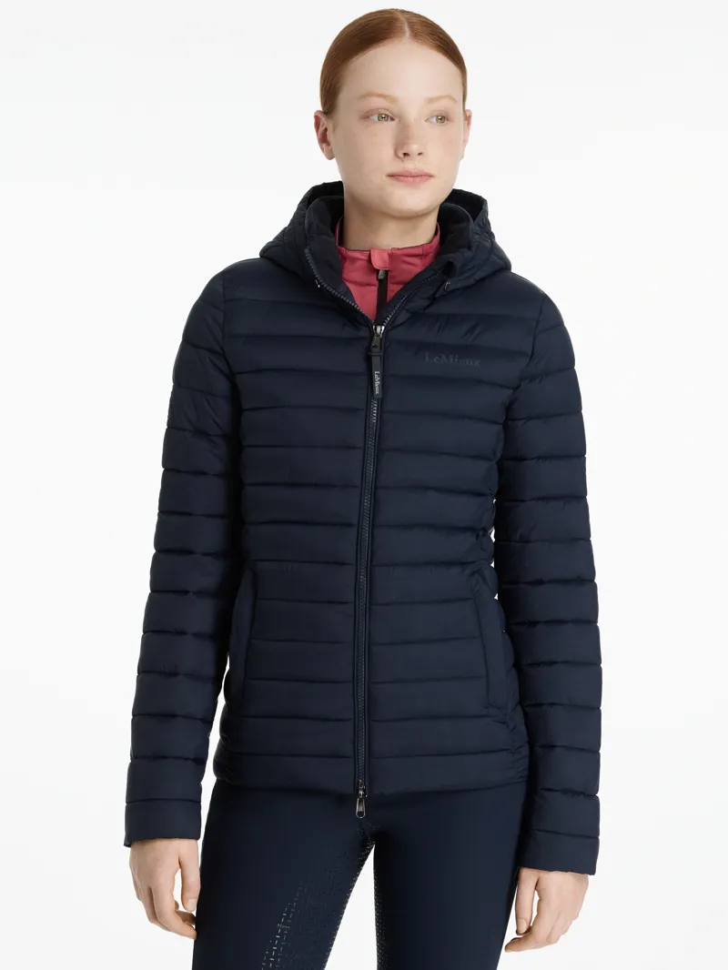 LeMieux Ruby Puffer Jacket Young Rider in Navy