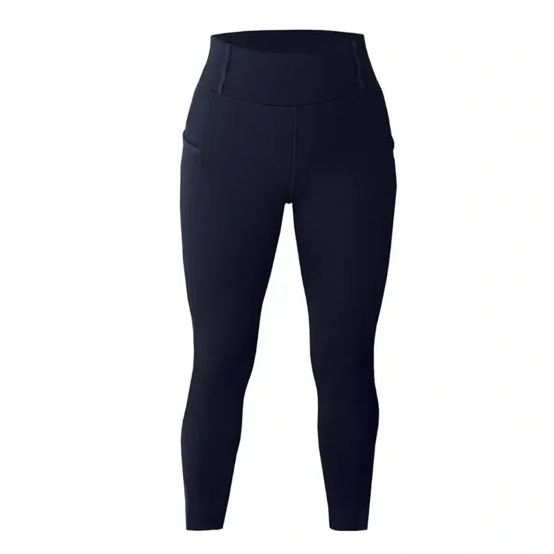 Equetech Luxe Thermal Winter Pull-On Breeches Ladies in Navy-2