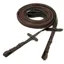 Schockemohle Rubber Reins with Billets in Brown