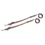 Shires Nylon Web Side Reins in Brown