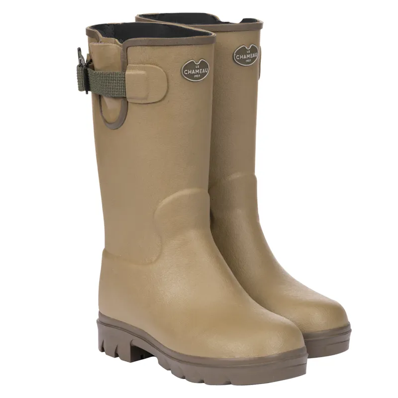 Le Chameau Petite Vierzonord Junior Wellington Boots in Green